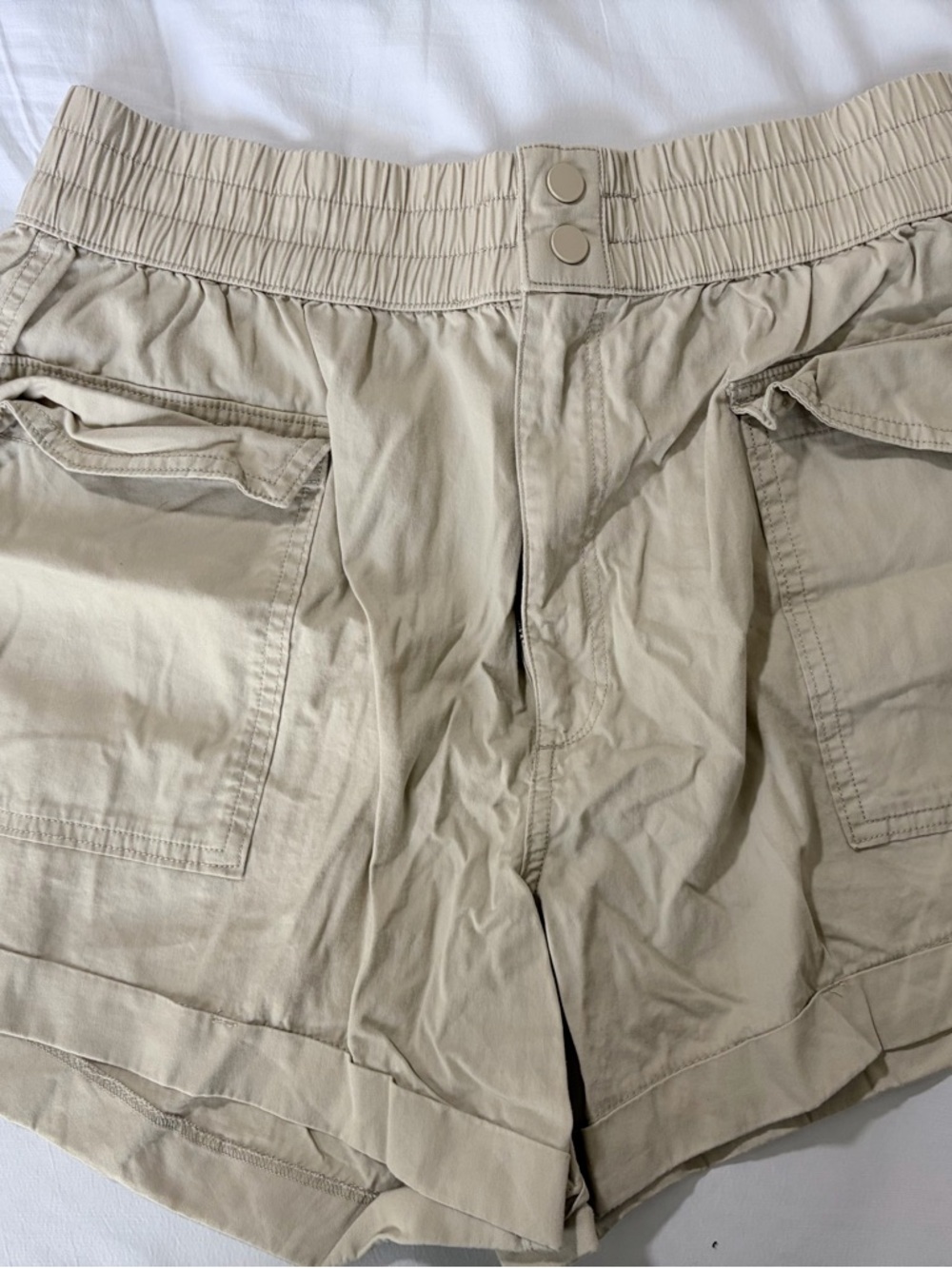 Abercrombie & Fitch Khaki Cargo Shorts